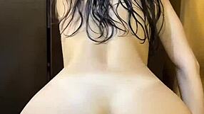 curvy college girl fresh from shower teases lap dance seduction