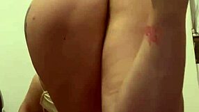 blonde with tattoos strikes erotic poses beautifully