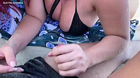 brazilian beach prostitute spots me hard cock and starts amateur pov blowjob action