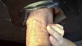yo, wanna try your first gloryhole cock? bi guy encouraged to suck huge load and swallow