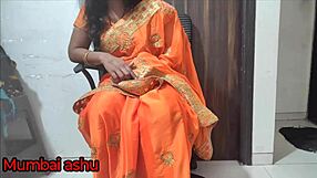 Step Mom Begs For Creampie In Hindi While Licking Pussy Bent Over Doggy