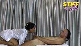 Frizzy Asian Babe Fang Gets Free Use Special Treatment Casting Interview Massage Lingerie