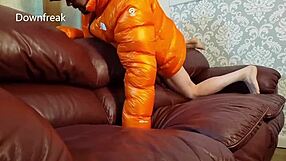 Ever tried humping leather sofas while stroking in a North Face jacket?