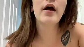 Blonde Teen's Big Tits Tease Topless Webcam Show