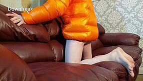 Ever tried humping leather sofas while stroking in a North Face jacket?
