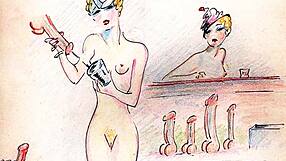 i treasure these steamy vintage erotic drawings so much