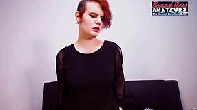 Curvy Redhead Slut Marla Bent Over Blows Director Doggystyle Facial Cumshot Swallow