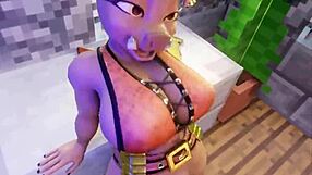 yo, this furry female piglin milf bounces her big ass and natural tits in missionary pov 🍑💦😍