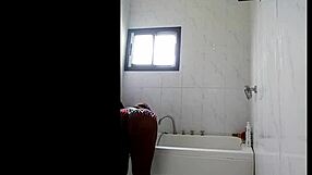 zulu native crams dildo deep into her nice tits pussy