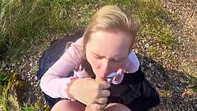 forest sex with curvy big tit german neighbor... happy ending! 🍑💦🔥