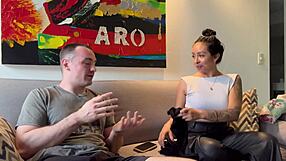 what happens backstage with curvy latina milf mariana sandoval and andres acosta?