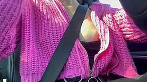 hey italian milf artemisia love, flash those juicy big tits on car ride?
