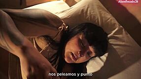 hermanastro me folla la garganta dura con pija gorda despues de luchar