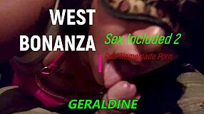 Geraldine Gobbles Cock Swallows Cum DJ Booth