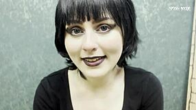 Horny Goth Mavis Dracula Cosplay Fucks Pussy Cum on Feet