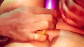 Horny Asian Babe Fucks Herself Deep with Thick Brinjal Veggie