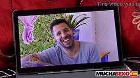 Lili veroni flirts poolside then rides kevin white's cock hard.