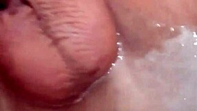 i masturbate my prolapse with hot water shave my big tattooed dick and get anal pleasure from fucking my stretched anal hole