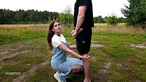 throat me outdoors deep and make me swallow every drop!