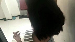 Sexy Latina Stepsister Forgets Panties Bent Over for Creampie Doggystyle