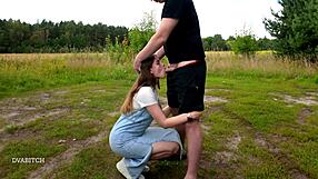 throat me outdoors deep and make me swallow every drop!