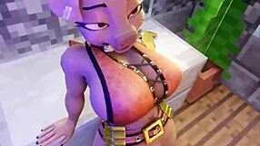yo, this furry female piglin milf bounces her big ass and natural tits in missionary pov 🍑💦😍