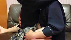 ASIAN SCHOOLGIRL COSPLAY MINISKIRT JUICY PUSSY CREAMPIE BLOWJOB CUNNING