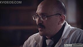 Doctor Forces Lesbian Patient Fuck Big Cock