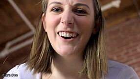 my strap-on dwarfs your tiny dick clara dee pegs you hard in pov humiliation