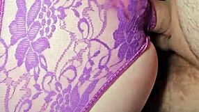 Huge Ass BBW Takes Colleague's Husband Cum on Panties