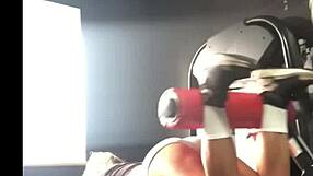 hey check my athletic ass workout shake after fitness massage