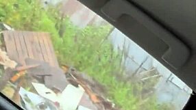 Real Hooker Bareback Deepthroat Doggystyle Cum Swallow in Car No Condom Thrill