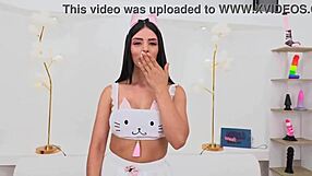 Daniela Ortiz Craves Two Cocks Stretching Her Ass Simultaneously While Lactating