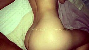 watch this homemade amateur couple fuck raw and cum in her ass!