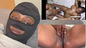 Black wet pussy squirts hard watching nmc dildo