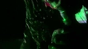 oiled black babe deepthroats huge banana cock sexy blowjob
