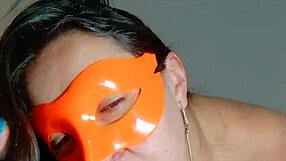 chubby colombian wife masturbates big pussy lips with cameltoe panties for boss