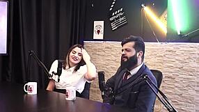 HE SHOVES ARM DEEP IN LADY SNOW'S PUSSY to make her squirt wild - swing cast with tifany rocha