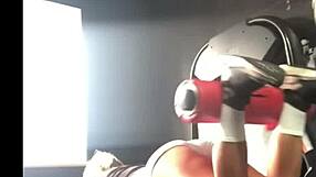 hey check my athletic ass workout shake after fitness massage