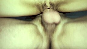 girl next door rides cock to squirting creampie in tight shaved pussy close-ups