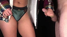 Curvy Latina Bodybuilder Daddy's Girl Accidentally Takes Three Oiled Handjob Cum Loads On Face