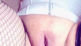 chubby colombian wife masturbates big pussy lips with cameltoe panties for boss