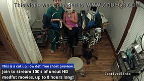 gabby lopez sold for science with latex gloves humiliating ass spreading