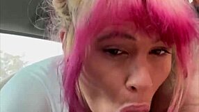 Real Hooker Bareback Deepthroat Doggystyle Cum Swallow in Car No Condom Thrill