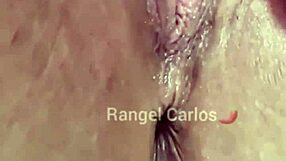 Horny Brunette Fingers Juicy Pierced Pussy Deep Inside