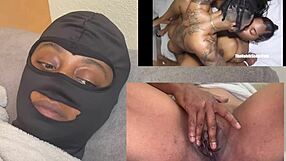 Black wet pussy squirts hard watching nmc dildo