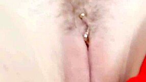 Stepmother's shaved redhead pussy creampied by taboo lover