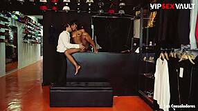 Noe Milk Black Slut Consoled by Two Euro Cocks