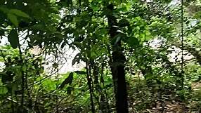 we fucked on trail almost caught but creampied her in time