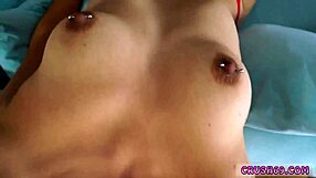 Stepmom tells stepdaughter to take sneaky stepdad's cock on bus